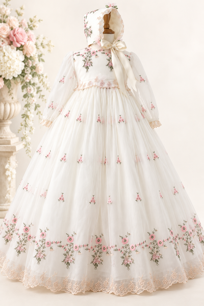 The Rosalie Heirloom Christening Gown
By Elena Collection