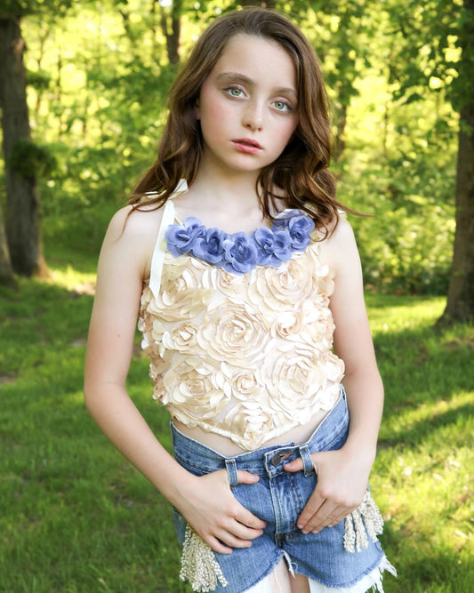 Girls Rossetti Corset Top - Talia