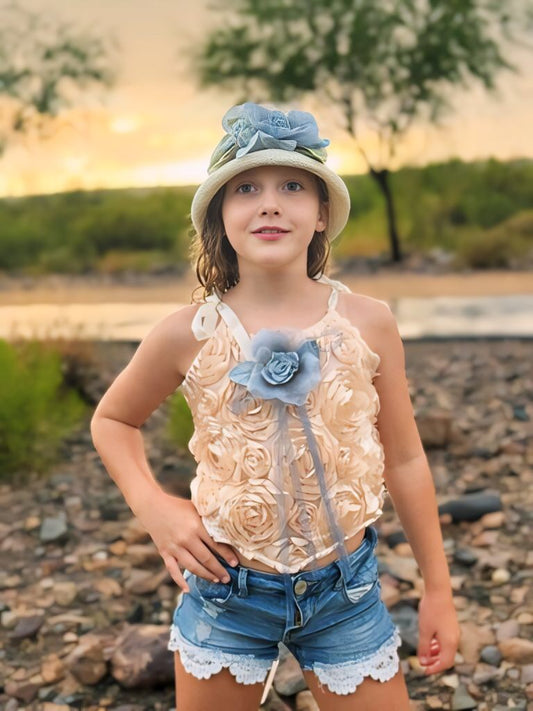 Girls Corset Top - Twinkle