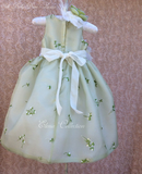 Silk Green  Baby Dress- Laura