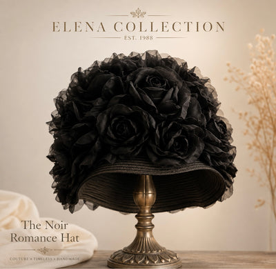 The Noir Romance Hat | OOAK Women’s Couture Hat