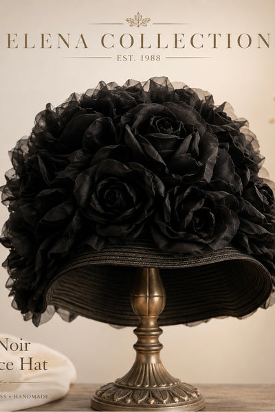 The Noir Romance Hat | OOAK Women’s Couture Hat