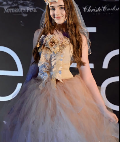 Bridal Tulle Skirt and Corset - Amy