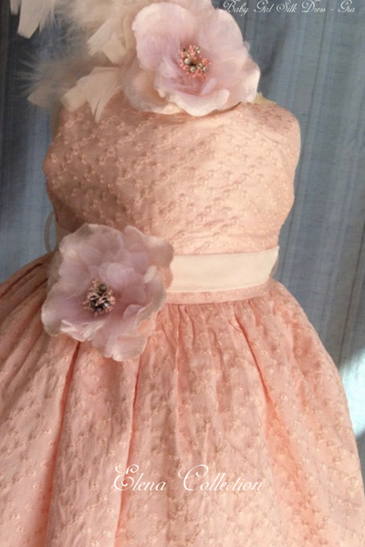 Baby Girl Silk Dress - Gia