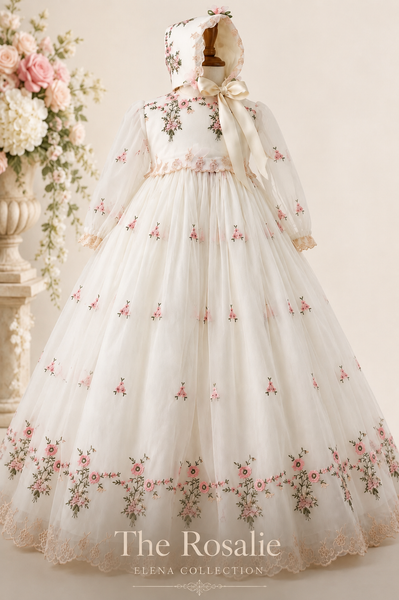 The Rosalie Heirloom Christening Gown
By Elena Collection