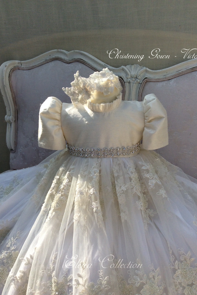 Victoria Gown  - Heirloom Christening Gown