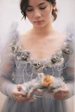 Blue Ethereal Tulle Dress - Gloria