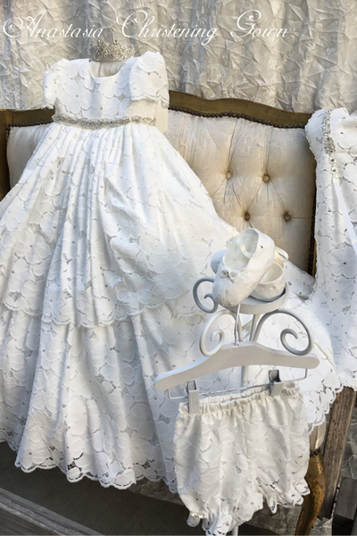 Anastasia  - Heirloom Christening Gown