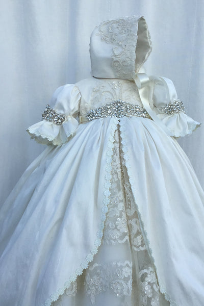 Casandra Gown  - Heirloom Christening Gown