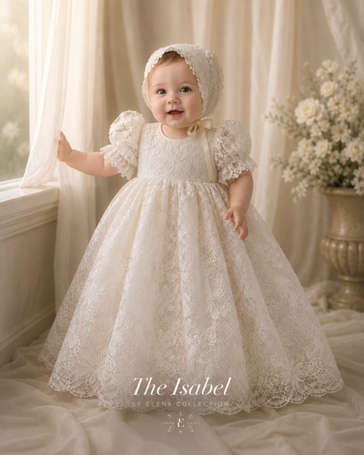 The Isabel  -  Christening Gown