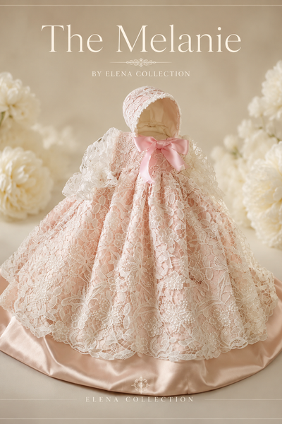The Melanie  - Heirloom Christening Gown
