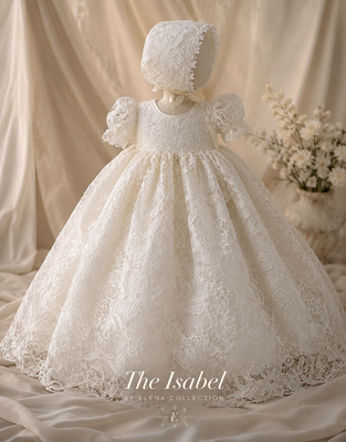 The Isabel  -  Christening Gown