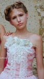 Sustainable Floral Lace Corset Top Handcrafted – Barbie