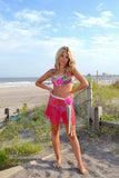 Retro Floral Checkered Bikini Set – Vintage-Inspired 90s Revival