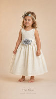 THE ALICE | EYELET COTTON TODDLER DRESS
