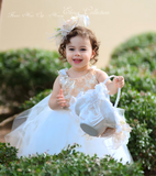 Flower Girl Tulle Dress - Honey