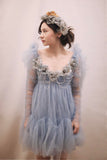 Blue Ethereal Tulle Dress - Gloria