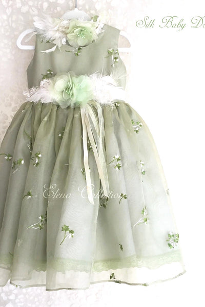 Laura - Silk Organza Baby Dress