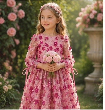 The Rosalie Bloom Gown

Couture Floral Flower Girl Dress | One of One | Ready to Ship