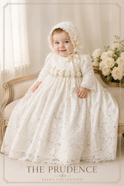 The Prudence Christening Gown & Bonnet