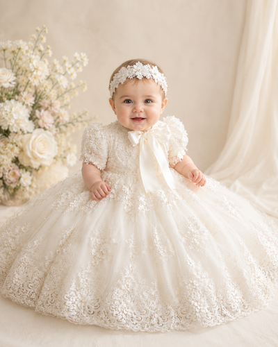 The Dior - Heirloom Christening Gown