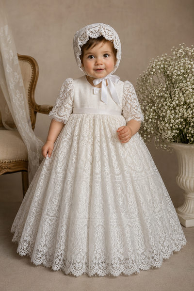 The Edit Heirloom Christening Gown