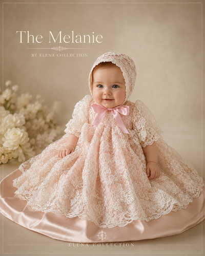 The Melanie  - Heirloom Christening Gown