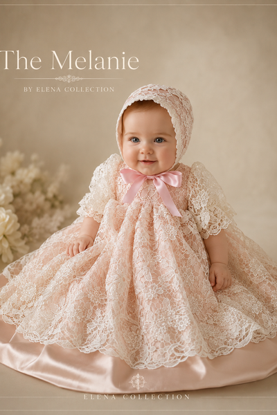 The Melanie  - Heirloom Christening Gown