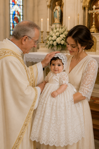 The Edit Heirloom Christening Gown