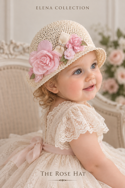 The Rose Hat — Newborn Couture Hat