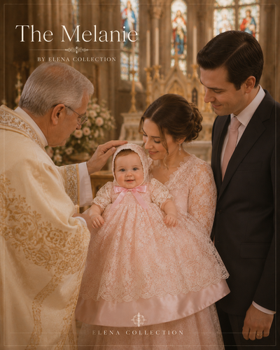 The Melanie  - Heirloom Christening Gown