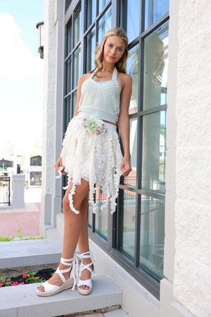 Lace Fringe Skirt and Top - Eugene
