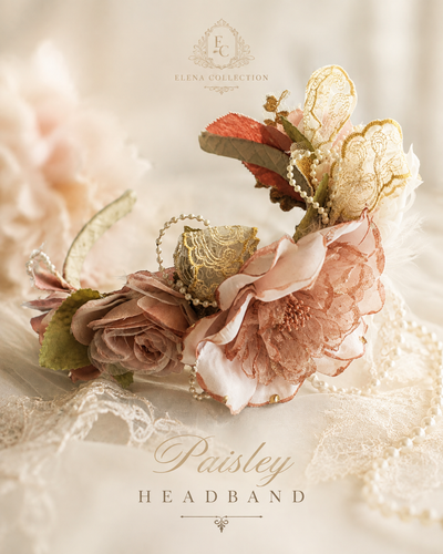 Paisley - Headband Floral Couture