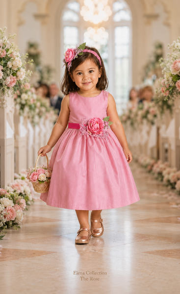 The Rose Flower Girl Dress