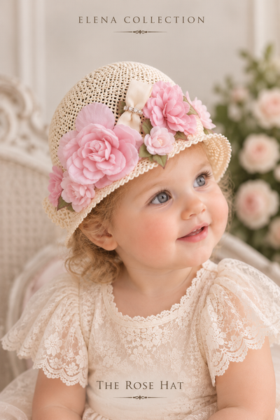 The Rose Hat — Newborn Couture Hat