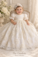The Claudette  - Heirloom Christening Gown