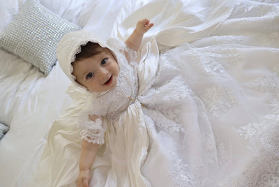 Gabriella Gown  - Heirloom Christening Gown