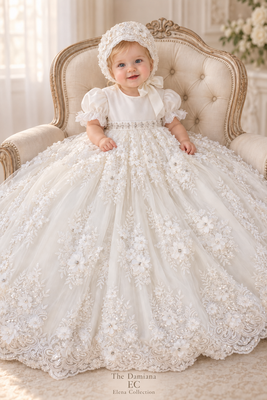 The Damiana — Heirloom Christening Gown