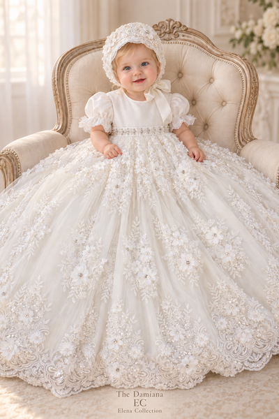 The Damiana — Heirloom Christening Gown
