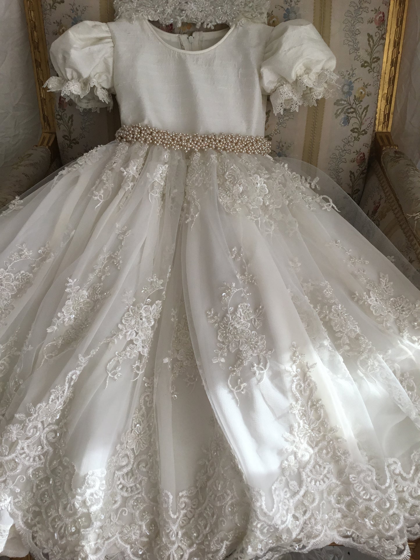 Christening Gown Lace - Isabel