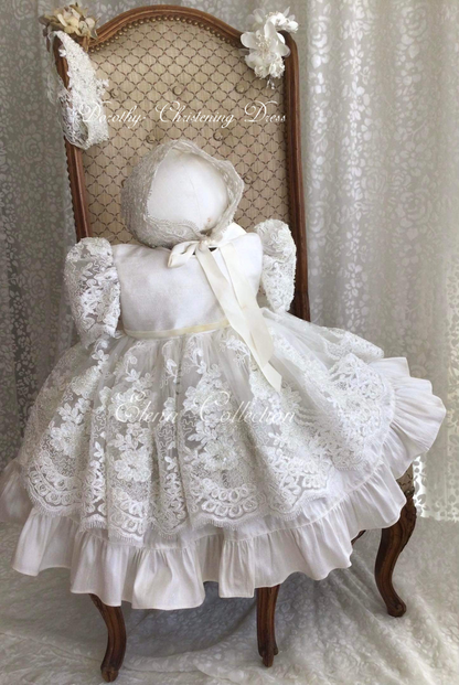 Christening Dress Silk - Dorothy