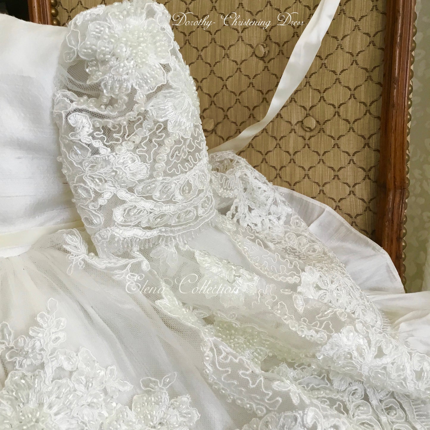 Christening Dress Silk - Dorothy