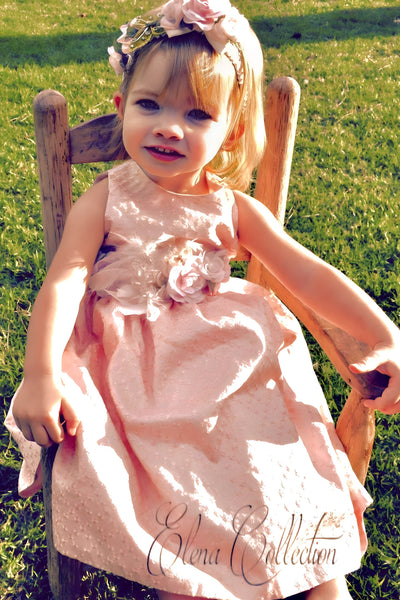Baby Girl Silk Dress - Gia