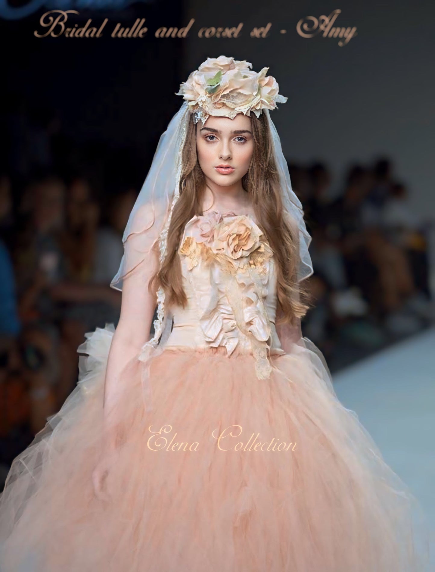 Bridal Tulle Skirt and Corset - Amy