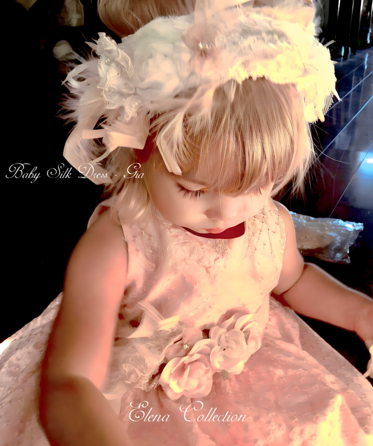 Baby Girl Silk Dress - Gia