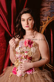 Corset - Bustier Floral Bridal - Prom