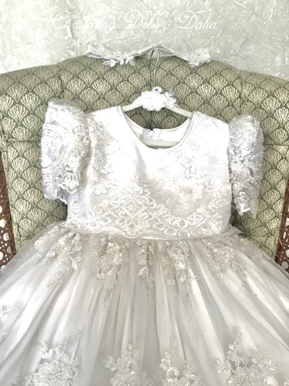 Christening Lace Dress - Dalia