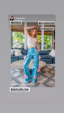 Cargo Floral Pants PU - Paulina