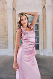 Satin Maxi Dress - Patina