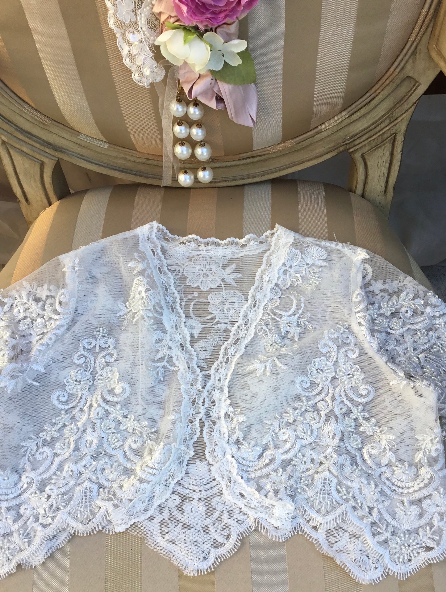 Christening Lace Dress - Dalia